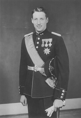 Kronprins Harald i uniform i 1959
